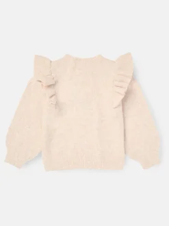 Angel & Rocket Cream Camila Diamonte Ruffle Jumper