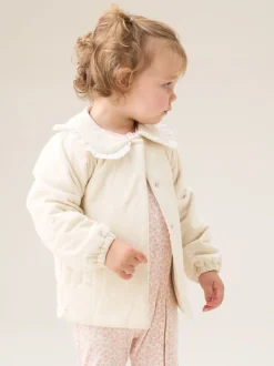 Angel & Rocket Natural Posey Quilted Jersey Jacket