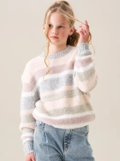 Angel & Rocket Pink Sloane Pretty Stripe Jumper