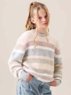 Angel & Rocket Pink Sloane Pretty Stripe Jumper