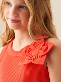 Angel & Rocket Red Jess Yellow Flower Corsage Vest