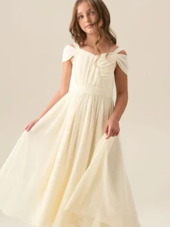 Angel & Rocket Yellow Lena Maxi Dress