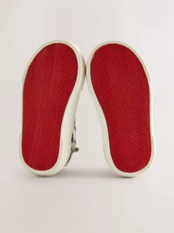 Animal Cow Print Standard Fit (F) High Top Trainers