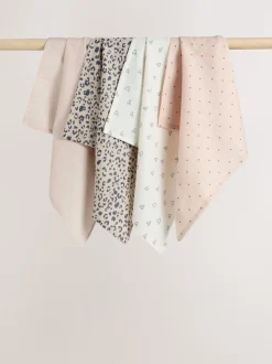 Animal Print Baby Muslin Cloths 4 Pack