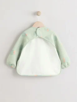 Apple Weaning And Feeding Sleeved Bib