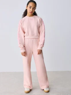 Baker by Ted Baker 2 Piece Boxy Sweat & Wide Leg Joggers Set
