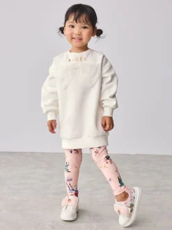 Baker by Ted Baker 2 Piece Longline Bow Sweat and Floral Leggings Set