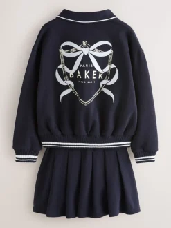 Baker by Ted Baker 2 Piece Varsity Sweat Top & Skirt Set