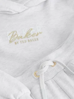 Baker by Ted Baker 2 Piece Grey Marl Graphic Hoodie & Cargo Joggers Set