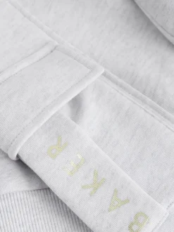 Baker by Ted Baker 2 Piece Grey Marl Graphic Hoodie & Cargo Joggers Set