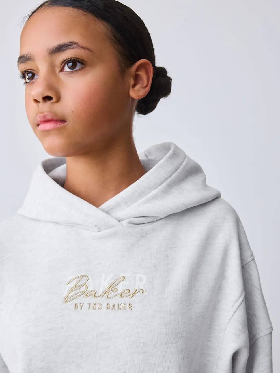 Baker by Ted Baker 2 Piece Grey Marl Graphic Hoodie & Cargo Joggers Set