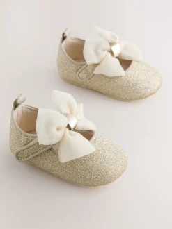 Baker by Ted Baker Baby Girls Padders Shoes With Bow