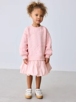 Baker by Ted Baker Corded Bubble Hem Mockable Dress