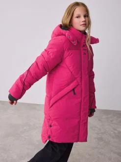 Baker by Ted Baker Girls Shower Resistant Longline Padded Coat