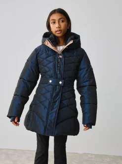 Baker by Ted Baker Shower Resistant Midweight Belted Padded Coat