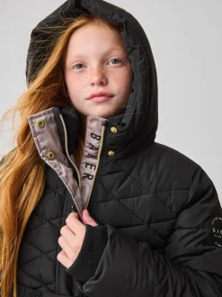 Baker by Ted Baker Shower Resistant Midweight Belted Padded Coat