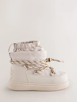 Baker by Ted Baker Waterproof Quilted Bow Snow Boots