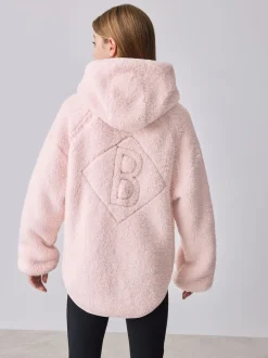 Baker by Ted Baker Zip-Through Hooded Borg Fleece Jacket