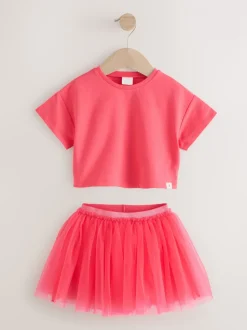 Berry Pink Top and Tutu Skirt Set (3mths-7yrs)