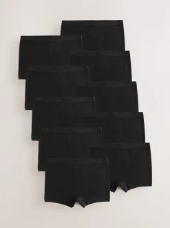 Black Short Briefs 10 Pack (2-16yrs)