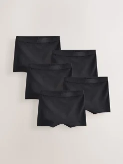 Black Short Briefs 5 Pack (2-16yrs)