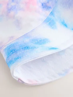 Blush Pink Blue Lilo & Stitch Tie Dye Effect Bucket Hat (1-16yrs)