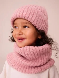 Blush Pink Fluffy Beanie (1-16yrs)