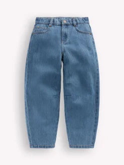 Boden Blue Barrel Leg Jeans