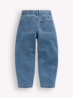 Boden Blue Barrel Leg Jeans