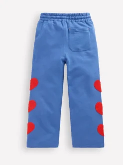 Boden Blue Bobbie Appliqué Joggers