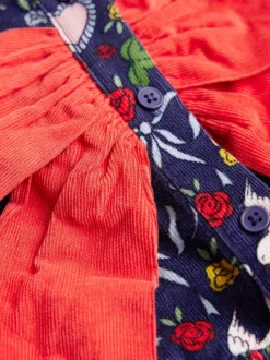 Boden Blue Bow Button Through Dress