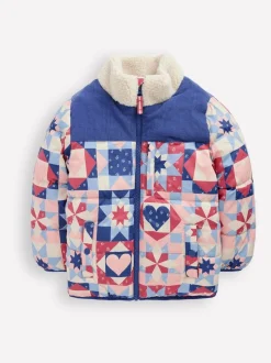 Boden Blue Cosy Puffer Jacket