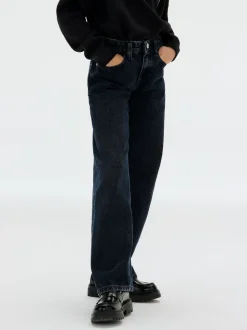 Calvin Klein Black Barrel Salt & Pepper Grey Jeans