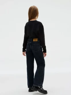 Calvin Klein Black Barrel Salt & Pepper Grey Jeans