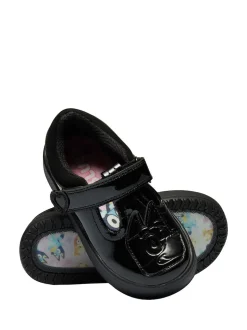 Character Black Bluey And Bingo School Shoes