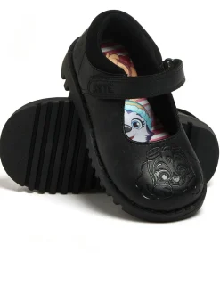 Character Black Paw Patrol School Shoes