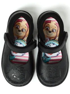 Character Black Paw Patrol School Shoes