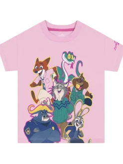 Character Pink Zootropolis Grils T-Shirt