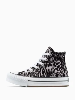 Converse Animal Chuck Taylor Kids EVA Lift Leopard High Trainers