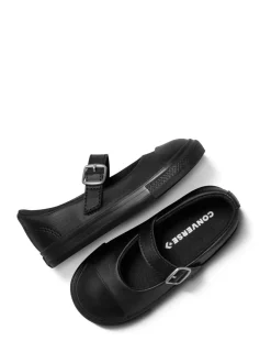 Converse Black Chuck Taylor Toddler Dainty Mary Jane Trainers