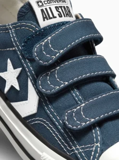 Converse Blue Junior Star Player 76 3V Easy On Trainers