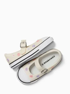 Converse Cream Infant Chuck Taylor Dainty Mary Jane Shoes