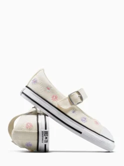 Converse Cream Infant Chuck Taylor Dainty Mary Jane Shoes