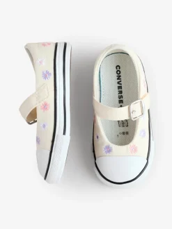 Converse Cream Infant Chuck Taylor Dainty Mary Jane Shoes
