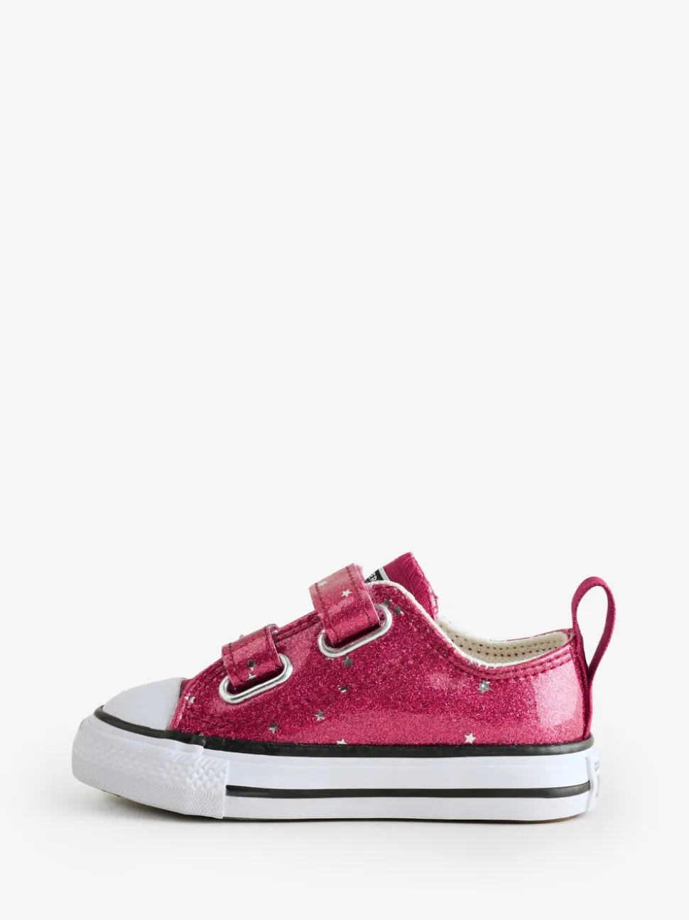Converse Red Chuck Taylor All Star Infant Glitter EasyOn Trainers