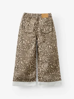 Cotton On Animal Embellished Super Wide Denim Jeans