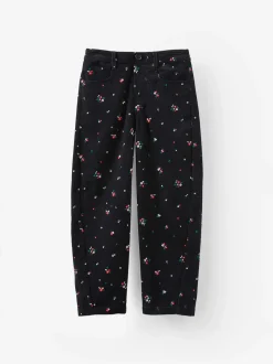 Cotton On Black Charlie Barrel Leg Trousers