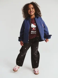 Cotton On Blue Hello Kitty Oversized Barn Jacket