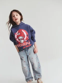 Cotton On Blue Hello Kitty Sammy Oversized Hoodie