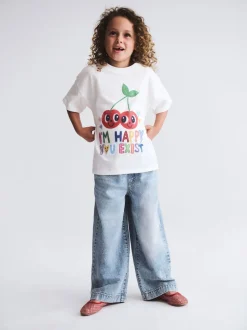 Cotton On Blue Kaity Wide Leg Jeans